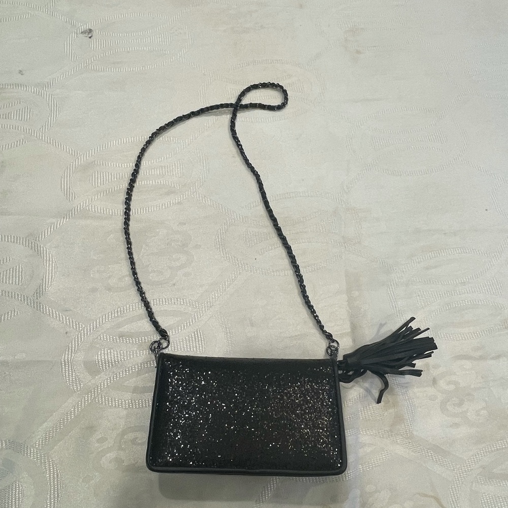 Zara disco bag bag, glitter bag, cross body